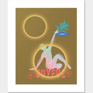 joyful t shirt Posters and Art